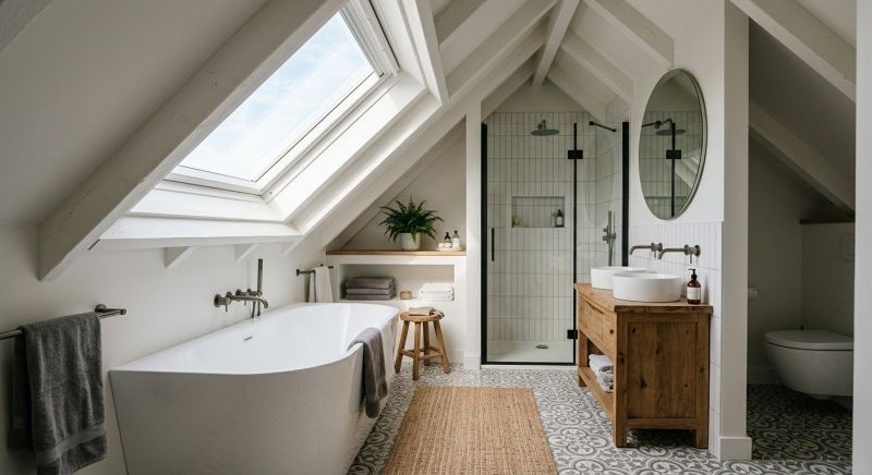 Attic Bathroom Remodeling in Oakland, MD