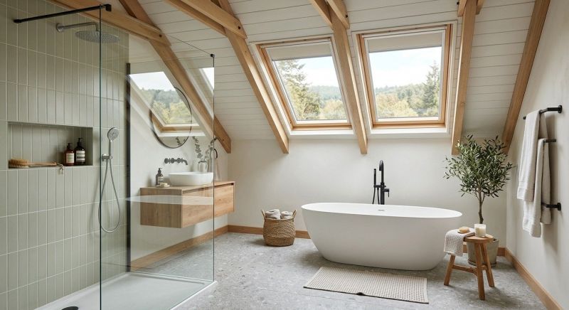 Attic Bathroom Remodeling in Oakland, MD